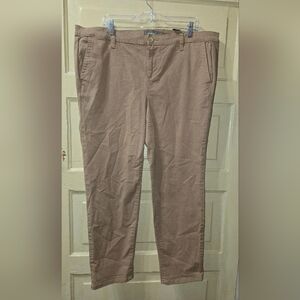 Torrid Brown Twill Crop Chino Pants NWT Size: 18